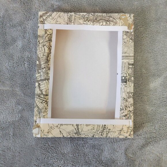 Paris France Birdseye Map Canvas Art Print Home Decor Gray Decorative S64E - Picture 4 of 8